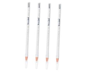 LOLIPPYY 4pezzi Matita Bianca Per Sopracciglia Trucco Occhi Resistente Al Sudore Facile Applicazione Punta Sottile Per Definizione Naturale