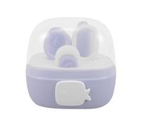 LOLIPPYY 4pezzi Tagliaunghie per Ragazzo Ragazza Kit Cura Ragazzo Ragazza con Forbici di Sicurezza Unghie Design Ergonomico Acciaio Inox Durevole Custodia Inclusa