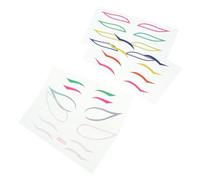 LOLIPPYY 4sets Adesivo Per Eyeliner Adesivo Per Contorno Occhi Chic Di Adesivi Per Eyeliner Da Femminile Decalcomanie Per Di Bellezza Per Da