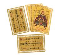 LOLIPPYY 5 Pezzi Carte Amuleto Cinesi Tradizionali Protezione Auspicious Feng Shui Portafortuna per Casa e Vita