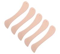 LOLIPPYY 5 Pezzi Cartella per Cordonatura Cartelle per Lucidatura in Legno Carte Piegatura Fai da Te Strumento per Quilting Rilegatura di Libri E Lavorazione della Pelle Piegatura Fatta A
