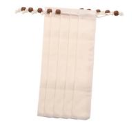 LOLIPPYY 5 pezzi Sacchetti Portaposate in con Coulisse Borse per Posate Custodia Portatile per Forchetta Cucchiaio e Bacchette per Tavola e Picnic