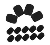 LOLIPPYY 50 Pezzi Copri Microfono in Schiuma Densità per Microfono Lavalier Mini Antivento per Auricolari e Microfoni Bavero Protezione Rumore e Isolamento per Uso Professionale e Outdoor