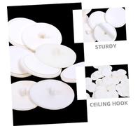 LOLIPPYY 50 Pezzi Ganci Adesivi per Soffitto in Durevole Ganci per Appendere Decorazioni Autoadesivi Resistenti con Forte Capacità Carico per Organizzare Casa Extra
