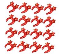 LOLIPPYY 50pezzi Cerchietto Palloncino in Alluminio Stella a Cinque Punte Accessori Festa Eleganti e Riutilizzabili Con Decorazione Palla Metallizzata Facili Da Gonfiare e Sigillare Per Pho