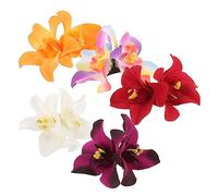 LOLIPPYY 5pezzi Fermaglio per Capelli Forma di Fiore Artificiale Forcina Floreale per Donna Accessori per Capelli Decorativi Adatto per Matrimoni e Banchetti Facile da Indossare