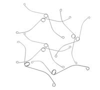 LOLIPPYY 8 Pezzi Clip Molla per Ventilatore da Bagno in Acciaio Inox Accessori per Ventola da Incasso Molle per Scarico Bagno e Doccia Ricambi per Sistemi di Ventilazione Domestici e Hotel