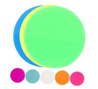 LOLIPPYY 8 pezzi Linguette Adesive Colorate Trasparenti per Segnalibri Pratici per Studio e Etichette Divisorie Riutilizzabili per Libri e Quaderni