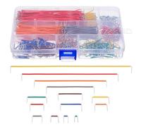 LOLIPPYY 840 pezzi Kit Jumper Wire per Breadboard con Cavi Flessibili in Alluminio Assortiti Resistenti e Sicuri per Prototipi Pcb Fai da Te Compatibile con Progetti Elettronici e