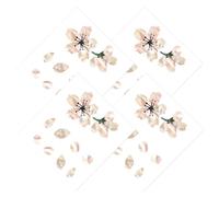 LOLIPPYY Adesivi per Battipenna Chitarra Sakura 4 Pezzi in PVC Decorativi per Tastiera e Corpo Protezione Antigraffio per Chitarra Acustica Ukulele e Basso Personalizzazione Fai da Te