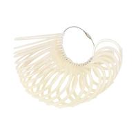 LOLIPPYY Anello misurazione del Utensili Strumento misurazione del dell'anello Polsino Chiave calibratore per anulare misuratore da Uomo plastica Beige