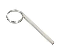 LOLIPPYY Anello Scivolo Resistente All'usura per Tromba B Flat per Dito in Metallo Argento e Leggero Accessorio Comodo da Conservare per Strumenti Musicali
