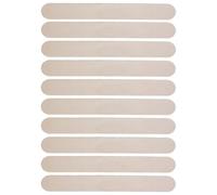 LOLIPPYY Bastoncini di Legno per Depilazione Spatola Applicatore Cera 10 Pezzi Usa e Getta per Ceretta Professionale e Uso Domestico