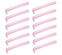 LOLIPPYY Bigodini per Permanente da Donna 12 Pezzi Set per Arricciare Chioma Corti e Lunghi, Arricciacapelli Resistenti e Portatili per Styling Casalingo e Viaggi