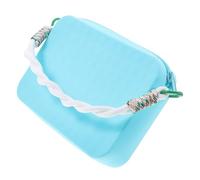 LOLIPPYY Borsa da Spiaggia in Silicone per Uomo Organizer Portacellulare e Pochette Tracolla per Viaggio Custodia per Occhiali Chiavi e Cosmetici Leggera e Capiente per Nuoto e Tempo