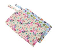 LOLIPPYY Borsa per Pannolini Doppia Cerniera, Sacchetto Riutilizzabile per Pannolini Bagnati e Asciutti, Borsa Portabiancheria Leggera per Ragazzo Ragazza, per Viaggi, Palestra e Uso