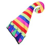 LOLIPPYY Cappello Clown Folle in Feltro per Maschera e Halloween Accessorio Divertente per Masquerade Cosplay e Feste Cappello da Giullare per Performance e Celebrazioni Mardi Gras