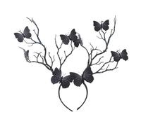 LOLIPPYY Cerchietto Halloween Corna Cervo con Copricapo Cosplay per Feste Costume Accessorio Decorativo e Resistente per Halloween e