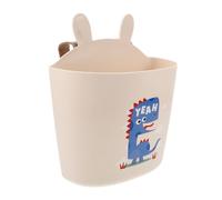 LOLIPPYY Cestino Pensile Per Culla Cesto Portaoggetti Sospeso Organizzatore Di Pannolini Per La Scuola Memoria Per Pannolini Per Porta Pannolini Da Appendere Beige Plastica
