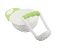 LOLIPPYY Ciotola e Schiacciapappa per Alimenti con Base Antiscivolo Manuale per Liscia Verdure e Carne Facile e Usare