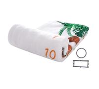 LOLIPPYY Coperta Mensile per Ragazzo Ragazza in Flanella 75x100 Cm Bianca, Set 3 Pezzi con Cornice per Foto, Accessorio Shower per Fotografia Cameretta