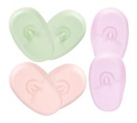 LOLIPPYY Copriorecchie in Silicone per Tintura Chioma 3 Paia, Paraorecchie Protettive Impermeabili per Colorare Chioma, Protezione Auricolare Termoresistente per Uso Domestico e Saloni