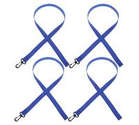 LOLIPPYY Corda per Camminare per 4 in Nylon Resistente, Cintura Anti-Perdita per Asilo e Viaggi, Ganci Sicuri