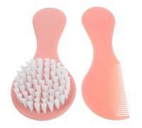 LOLIPPYY Cura Ragazzo Ragazza Spazzola e Pettine per Capelli Bambina Materiale Sicuro in Nylon e Plastica Design Delicato e Completo per Cura Capelli Kit Grooming Morbido e Antidanno