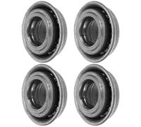 LOLIPPYY Cuscinetto Sterzo Girevole in Acciaio Per Sedia Mobile, 4 Pezzi, Kit Di Sostituzione Per Ruota Anteriore Cuscinetto a Rulli, Parte Per Riparazione Di Sedia Mobile