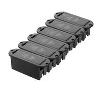 LOLIPPYY Custodia Portabatteria per Chitarra Attiva 9V Supporto Batteria per Pickup Basso e Acustica Confezione da 6 Pezzi Coperchio e Inserto in Spugna per Alimentazione Stabile e