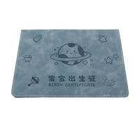 LOLIPPYY Custodia Protettiva per Certificato di Nascita del Portadocumenti da Viaggio Compatto in Similpelle Organizer per Cartella Ricordi Ragazzo Ragazza e Famiglia