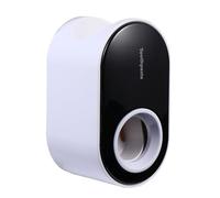 LOLIPPYY Distributore Automatico Dentifricio per Bagno Colore Nero in Materiale Pp Spremi Dentifricio Igienico e Mani Libere per Uso Quotidiano