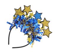 LOLIPPYY Eid Mubarak Headband with Star and Moon Elements for Ramadan Celebrations Comfortable Hair Accessory for Muslim Parties and Photo Booth Props