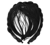 LOLIPPYY Fascia Capelli Donna con Frangia Intrecciata in Resistente al Calore Accessorio Moda per Feste e Cosplay Tagliabile per Look Personalizzato Comoda e Adatta Tutti i Volti