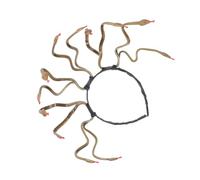LOLIPPYY Fascia Halloween Serpente Dorato Cosplay Accessorio Riutilizzabile per Bambine e Adulti Decorazione Testa Costume Tema Medusa