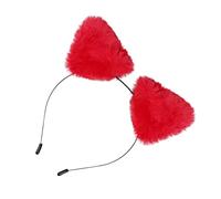 LOLIPPYY Fascia per Fluffy con Orecchie Volpe Rosse Accessorio Decorativo per Feste Carnevali e Mascherate e Non Sbiadente