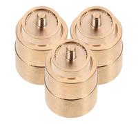 LOLIPPYY Fibbia Pulsante Pistone Tromba in Rame Dorato Accessorio Strumento Musicale Coperture Inferiori Resistenti e Pratiche Sostituzione Pulsante Piccole Dimensioni per Valvole Tromba