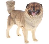 LOLIPPYY Figura Realistica di Cane Pastore Caucasico in Plastica per Decorazione da Scrivania e Oggetto Fotografico, per Uso Domestico e Interno Design Elegante