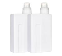 LOLIPPYY Flaconi Erogatori Vuoti Ricaricabili 1000Ml Set 2 Pezzi per Detergente Liquido Doccia Contenitori Secondari Portatili Antileak per Uso Domestico e Viaggio