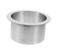 LOLIPPYY Grommet per Spazzatura in Acciaio Inossidabile Incassato per Contatori Piccolo Scarico Rifiuti Integrato Facile da e Compatibile con Pattumiere Incorporate