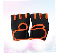 LOLIPPYY Guanti Fitness Professionali Antiscivolo per Sollevamento Pesi e Ciclismo Palma con Cuscinetto Spugnoso Traspiranti e Resistenti Taglia Xl Giallo
