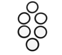 LOLIPPYY Kit di Accessori per Stetoscopio Medico 6 Pezzi con Membrana di Ricambio e Anello Anti-freddo per Riparazione Compatibile, Trasmissione Acustica ad Alta Fedeltà per Uso