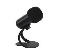 LOLIPPYY Microfono USB per Karaoke con Pulsante Mute e Supporto da Tavolo, Microfono a Condensatore Filo in Abs e Ferro per Registrazione Canto e Streaming PC