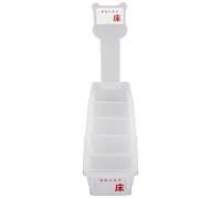 LOLIPPYY Organizer per Medicinali Telescopico Bianco con Scomparti Regolabili, Contenitore Multiscomparto per Flaconi e Pillole, Organizzatore per Farmacia e Uso Domiciliare