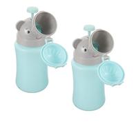 LOLIPPYY Orinatoio da Viaggio per 2 Pezzi Vasino Portatile in Silicone Morbido Tazza per Urina Compatta per Auto e Campeggio Toilette Mobile Personale per Addestramento alla