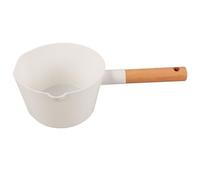 LOLIPPYY Paletta in Legno con Manico Lungo Ergonomico per Cucina e Bagno Cucharón Capiente in Materiale Eco-compatibile Design Funzionale e Sostenibile per Uso Residenziale