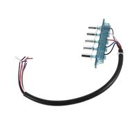 LOLIPPYY Pannello di Controllo Cappa da Cucina Interruttore a 5 Pulsanti, Accessori per Cappe Aspiranti, Sostituzione Pulsanti per Elettrodomestici da Cucina Sottopensile