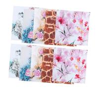 LOLIPPYY Panni in Microfibra la Pulizia Lenti e Occhiali 10 Pezzi Stampati Multicolore 14,5x14,5 Cm, Assorbenti e Lavabili per Occhiali da Sole, Cellulari e Gioielli, per Stili multipli