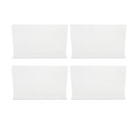 LOLIPPYY Paraspruzzi Angolare Trasparente per Doccia e Lavandino Bagno Barriera Adesiva in PVC 40X12X4 CM Set 4 Pezzi per Protezione Anti-Schizzi Vasca e Cucina