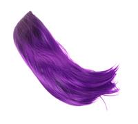 LOLIPPYY Parrucca Bob Sintetica Corta Sfumata Viola Traspirante Per Cosplay e Feste Da Donna Pizzo e Alta Temperatura